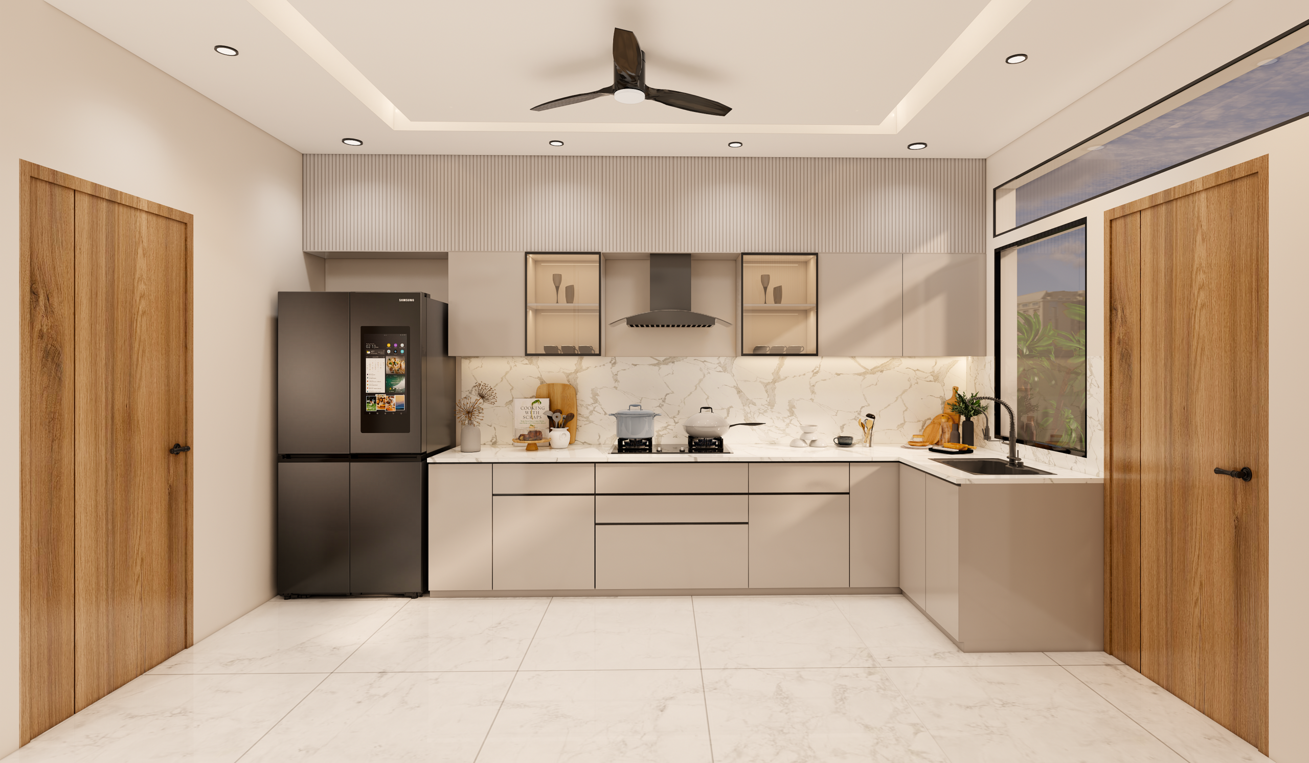 Straight Kitchen